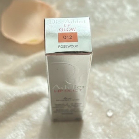 NIB Dior Addict Lip Glow Color Reviving Lip Balm - 012 Rosewood - Picture 3 of 4